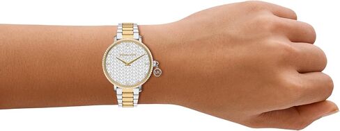 Michael Kors Women's Pyper Two-Hand Two-Tone Stainless Steel Watch (Model: MK7574) in Kuwait