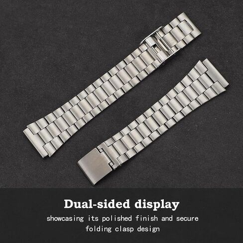 18mm Stainless Steel Replacement Watch Band, Compatible with Casio AE-1200, AE-1000, AE-1300, F-108WH, A-158, A-168, A700W, W-218H, AQ-230A Series, Durable Chain Link Band, Unisex in Saudi Arabia