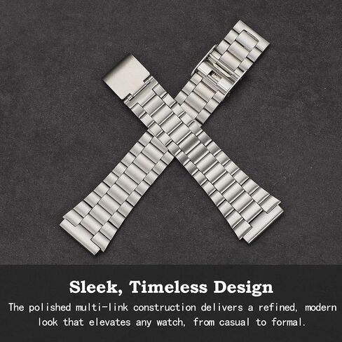 18mm Stainless Steel Replacement Watch Band, Compatible with Casio AE-1200, AE-1000, AE-1300, F-108WH, A-158, A-168, A700W, W-218H, AQ-230A Series, Durable Chain Link Band, Unisex in Saudi Arabia