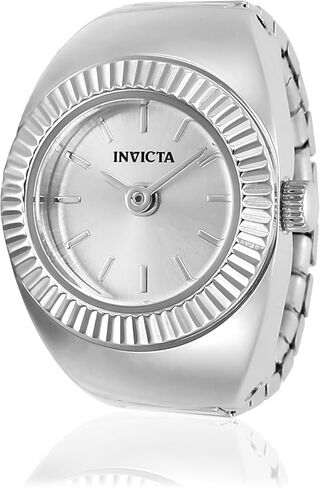 Invicta Mini Lady Ring 16.5mm Stainless Steel Steel Silver dial VC00 Quartz in Kuwait