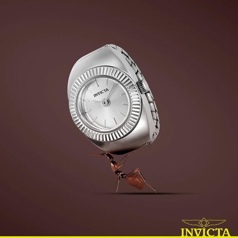 Invicta Mini Lady Ring 16.5mm Stainless Steel Steel Silver dial VC00 Quartz in Kuwait