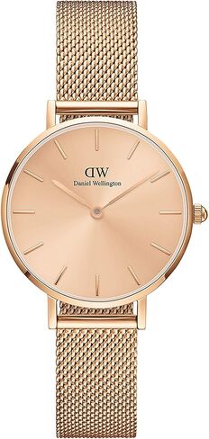 Daniel Wellington Petite Unitone 28mm Women's Watch, Stainless Steel (316L) Rose Gold Watch for Women in Kuwait