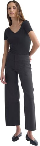 Everlane Women's Tailored Drape Seam Pant | Ankle Length, Organic Cotton Modal Blend in Saudi Arabia