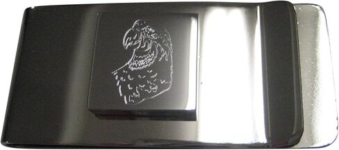 Kiola Designs مشبك نقود برأس طائر الببغاء مربع اللون باللون الفضي in Kuwait