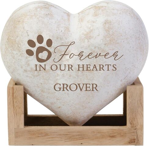 Pet Memorial Keepsake Gift, Forever in Our Hearts Pet Sympathy Gift, Personalized Pet Loss Gift, Dog Loss Gifts, Pet Memorial Heart Plaque in Saudi Arabia