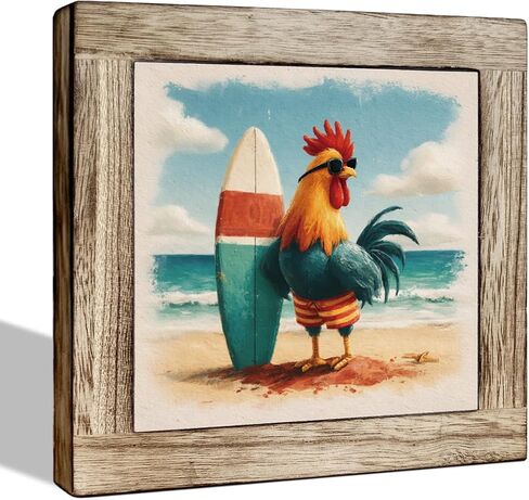 Hello Sunshine Wooden Box Sign - Rustic Summer Decor with Lemon and Blue Hydrangea Design, Perfect for Tabletop, Kitchen, Desk, Porch, Beach House, Seasonal Home Decoration in Kuwait