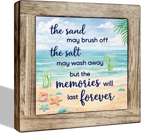 Hello Sunshine Wooden Box Sign - Rustic Summer Decor with Lemon and Blue Hydrangea Design, Perfect for Tabletop, Kitchen, Desk, Porch, Beach House, Seasonal Home Decoration in Kuwait