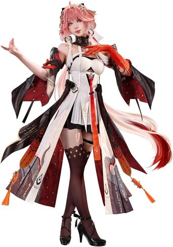 KIRA KIRA Changli Cosplay Doki-SR Game Wuthering Waves Changli Cosplay Costume for Halloween Plus Size in Kuwait