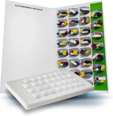 SureMed 31-Day Multi-Med Disposable Blister Card Refill with 26 Cards & 26 Blisters in Saudi Arabia