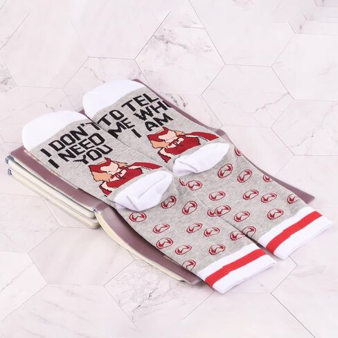 BWWKTOP Wanda Witch Socks Scarlet Witch المشجعين هدية لا أحتاجك لتخبرني من أنا Wanda Socks Wanda Superhero Merch in Kuwait