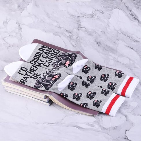BWWKTOP Cane Corsos Socks Cane Corso Dog Lover Gift أفضل أن أحضن My Cane Corsos Socks Loyal Guardian Dog Gift in Kuwait