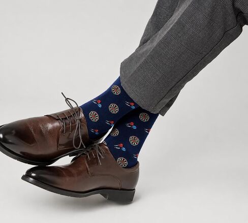 جوارب AUSCUFFLINKS DARTS للرجال | حانة السهام | رمي السهام | لعبة السهام (DARTS SOCKS) in Saudi Arabia