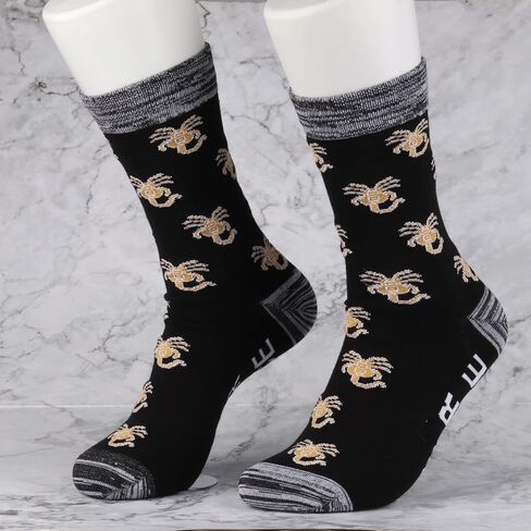 JXGZSO Movie Socks Horror Lover Gift I Like Your Face Monster Socks Horror Movie Series Gift in Kuwait
