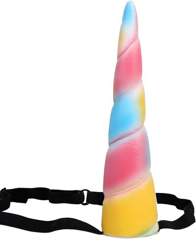 HOTTERCOS Unicorn Horn Headband with Adjustable Elastic for Halloween Birthday Costumes Hair Accessories in Saudi Arabia