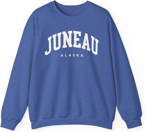 سويت شيرت Juneau Alaska للبالغين من الجنسين برقبة دائرية in Kuwait