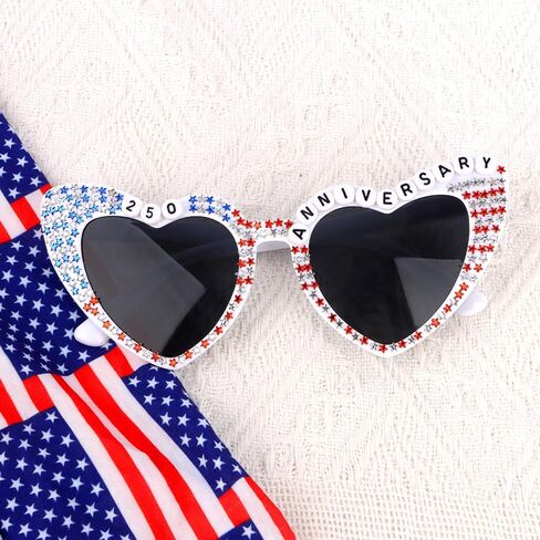 250 Anniversary Sunglasses Patriotic Sunglasses for Women Men 4th of July Accessories in Saudi Arabia