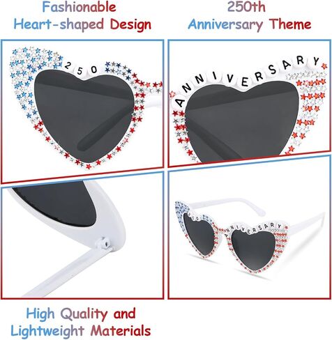 250 Anniversary Sunglasses Patriotic Sunglasses for Women Men 4th of July Accessories in Saudi Arabia