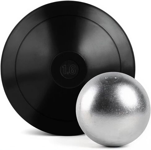 2 Pcs Shot Put Rubber Discus for School Track and Field Discuses for Outdoor Practice Throwing in Kuwait