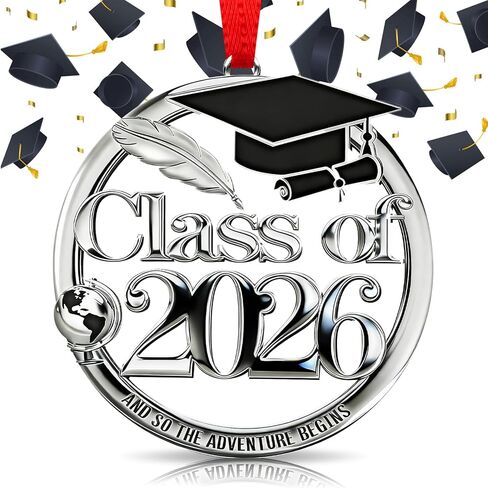 Class of 2026 Ornament 2026 Graduation Gifts for Her, Him, Women Class of 2026 Gifts Graduation Ornament for Christmas Tree College Nurse High School Phd Grad Gift in Saudi Arabia