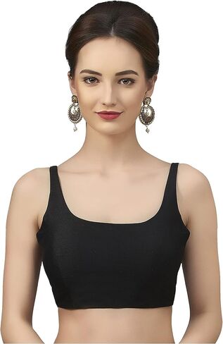 Women’s Indian Sleeveless Saree Blouse - Art Silk Blouse for Saree Women Readymade in Saudi Arabia