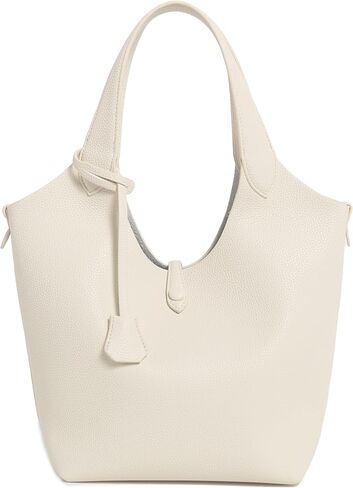 Rejolly Bucket Tote Bag for Women Polo Leather Shoulder Handbag Designer Purse Medium Size in Saudi Arabia