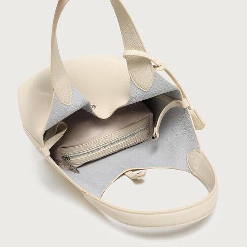 Rejolly Bucket Tote Bag for Women Polo Leather Shoulder Handbag Designer Purse Medium Size in Saudi Arabia