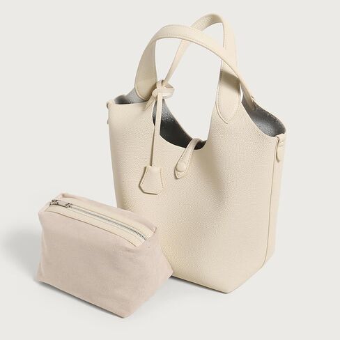 Rejolly Bucket Tote Bag for Women Polo Leather Shoulder Handbag Designer Purse Medium Size in Saudi Arabia