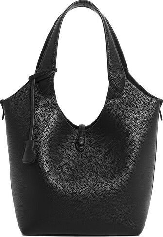 Rejolly Bucket Tote Bag for Women Polo Leather Shoulder Handbag Designer Purse Medium Size in Saudi Arabia