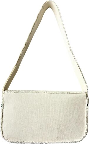 Lemon Beaded Shoulder Bag-Handmade Summer Cocktail Party Purse in Saudi Arabia