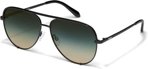 QUAY High Key Large Aviator Sunglasses for Men for Women + BUNDLE with ACCESSORY EYEWEAR KIT in Kuwait