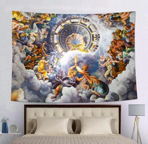 SHRAPHY Greek Mythology Tapestry 60x40 Inches Nordic Legend Tapestry Artwork Wall Hanging Ceiling Fine Versailles Greek Mythology Tapestries GTXPUH514 in Saudi Arabia