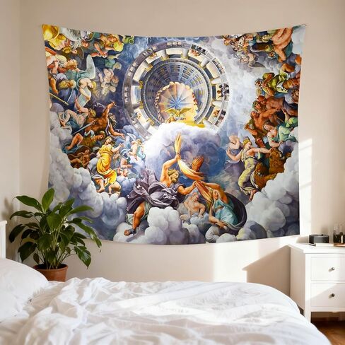 SHRAPHY Greek Mythology Tapestry 60x40 Inches Nordic Legend Tapestry Artwork Wall Hanging Ceiling Fine Versailles Greek Mythology Tapestries GTXPUH514 in Saudi Arabia