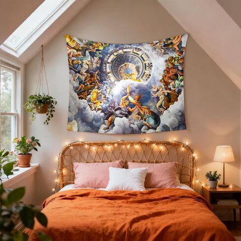 SHRAPHY Greek Mythology Tapestry 60x40 Inches Nordic Legend Tapestry Artwork Wall Hanging Ceiling Fine Versailles Greek Mythology Tapestries GTXPUH514 in Saudi Arabia