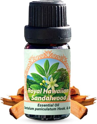 Royal Hawaiian Sandalwood Essential Oil (Santalum paniculatum Hook. & Arn.) 0.33 FL OZ / 10ml | 100% Pure Therapeutic Grade (Undiluted Natural) in Saudi Arabia