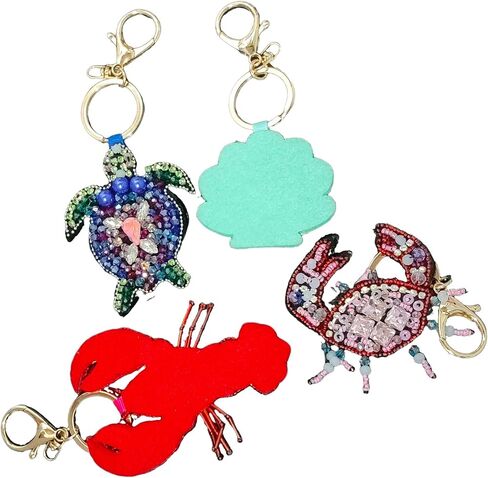 MANGMAO Beaded Cute Bag Charms Y2k Beach Keychains Accessories Summer Handbag Purse Charm Cutecore Preppy Aesthetic Stuff in Saudi Arabia