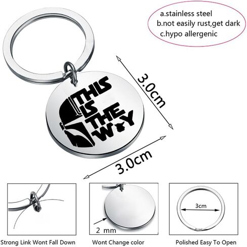 TGBJE TV Series Fans Gift The Way Inspired Keychain Movie Lover Gift Jewelry (The Way kc) in Saudi Arabia
