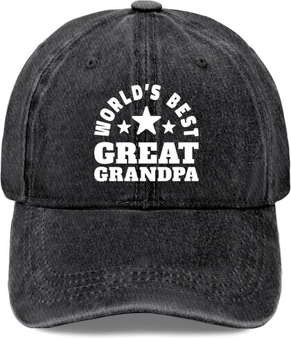World's Best Great Grandpa Hats Baseball Hats Womens Baseball caps Gifts for Mom Golf Caps in Kuwait