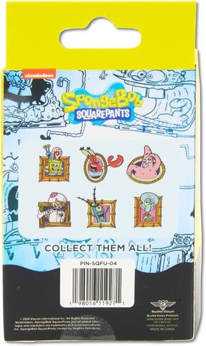 SpongeBob SquarePants Character Portraits Mystery Enamel Pin Blind Box Series, SpongeBob and Gary, Patrick, Squidward, Sandy, Mr Krabs, or Plankton in Kuwait
