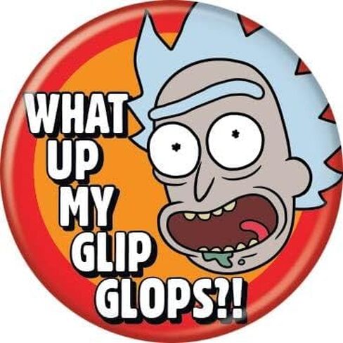 Ata-Boy Rick and Morty Assortment # 2 Set of 4 1.25" Button Officially Licensed Collectible Buttons in Kuwait
