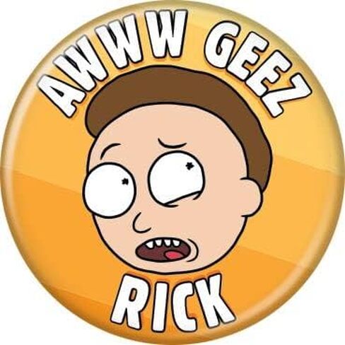 Ata-Boy Rick and Morty Assortment # 2 Set of 4 1.25" Button Officially Licensed Collectible Buttons in Kuwait