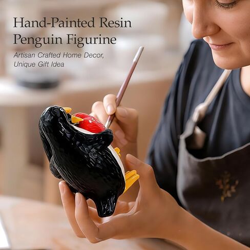 Anniversary Wedding Gifts for Women Men, Handcrafted Birthday Gift for Her Him Couple, I Love You Birthday Gift for Wife Husband, Penguin Figurine for Boyfriend Girlfriend in Saudi Arabia