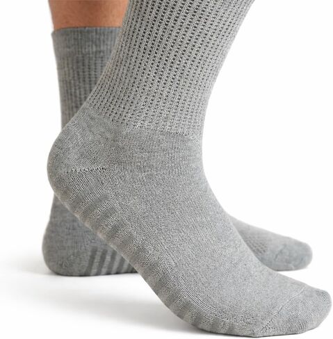 Gripjoy Non-Binding Diabetic Socks with Grippers - Loose Fitting & Stretchy - Unisex - 3 pairs in Kuwait