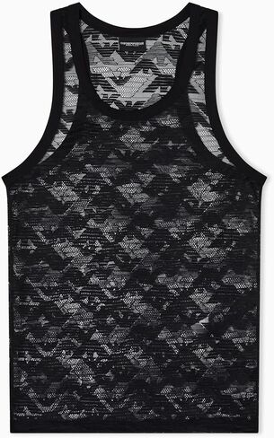 Emporio Armani Men's Lace Tank Jacquard Lace in Kuwait