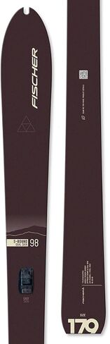 Fischer البالغ Sbound 98 Crown/Dual Skin Xtralite Adventure Series Skis Nordic Lightweight بدون روابط ، 189 in Kuwait