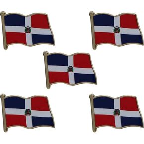 REAL SIC Premium Flag Lapel Pins - Dominican Republic in Kuwait