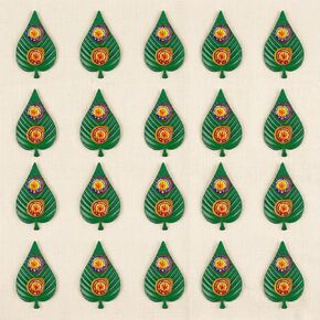 LOVENSPIRE Decorative Leaf Haldi Kumkum Packets for Pooja Thali - Wedding & Housewarming Favors, Festival Items & Indian Return Gifts Pack of 20 in Saudi Arabia