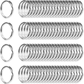 Key Rings/Key Chains, 200 PCS 3/4 inches(20mm) Split Round Metal Keyring for Home/Car/Outdoor/Arts/Lanyards/CraftsKeys Organization in Saudi Arabia