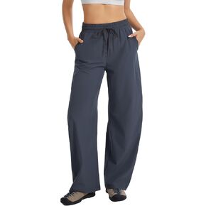Womens Barrel Pants Baggy Wide Leg Travel Pants Quick Dry Lightweight Hiking Golf Work Casual Trousers with Pockets in Saudi Arabia