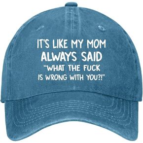 It's Like My-mom Always saids What the-Fuck is Wrong with You Hats for Womens in Kuwait