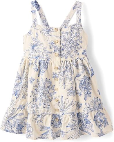 Gymboree,Girls,and Toddler Sleeveless Dresses,Ivory Floral,4 Years in Kuwait